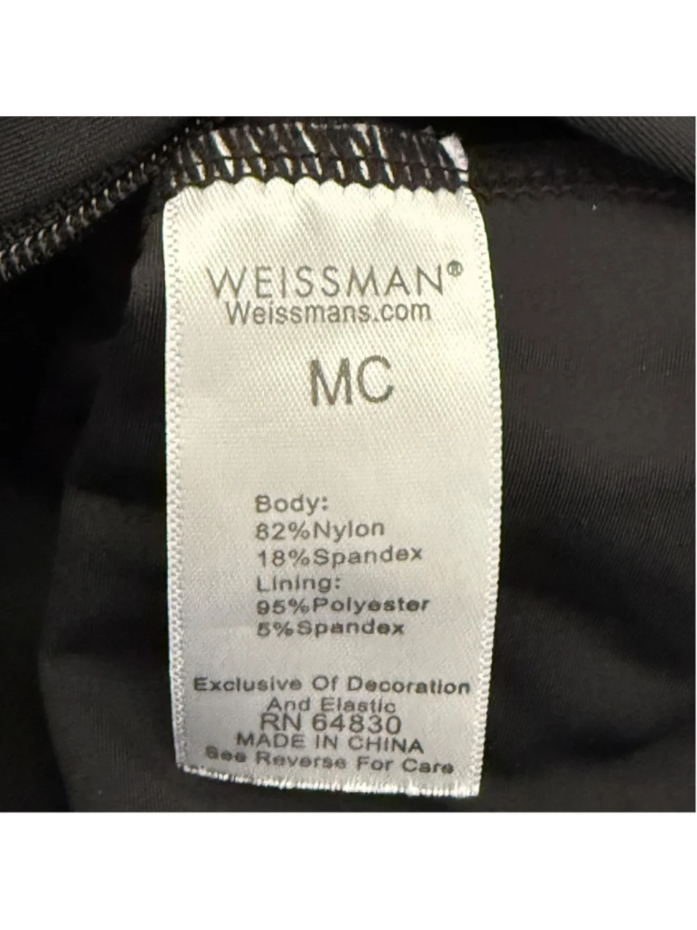 Weissman Girls MC Black Turtleneck Long Sleeve Dance Leotard